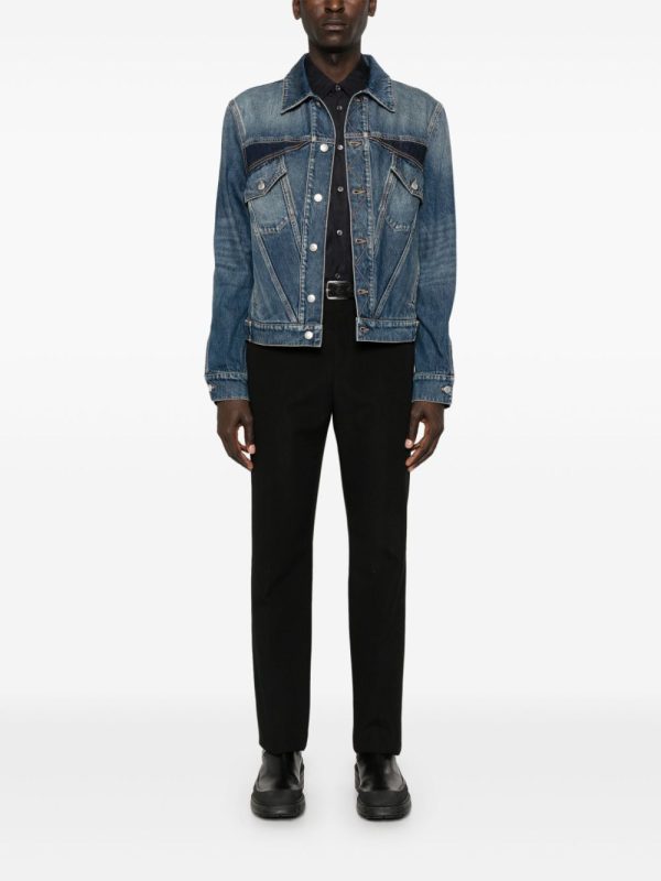 Panelled Denim Jacket Online Sale