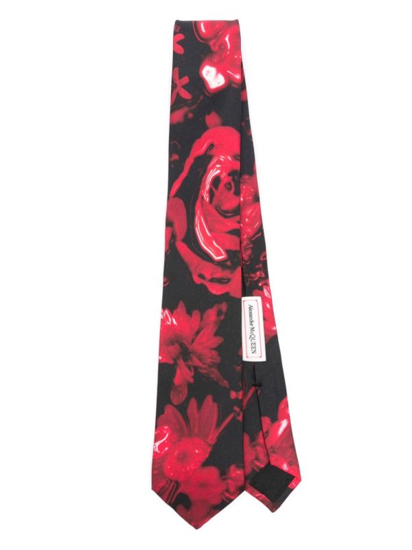 Wax Flower Tie Hot on Sale