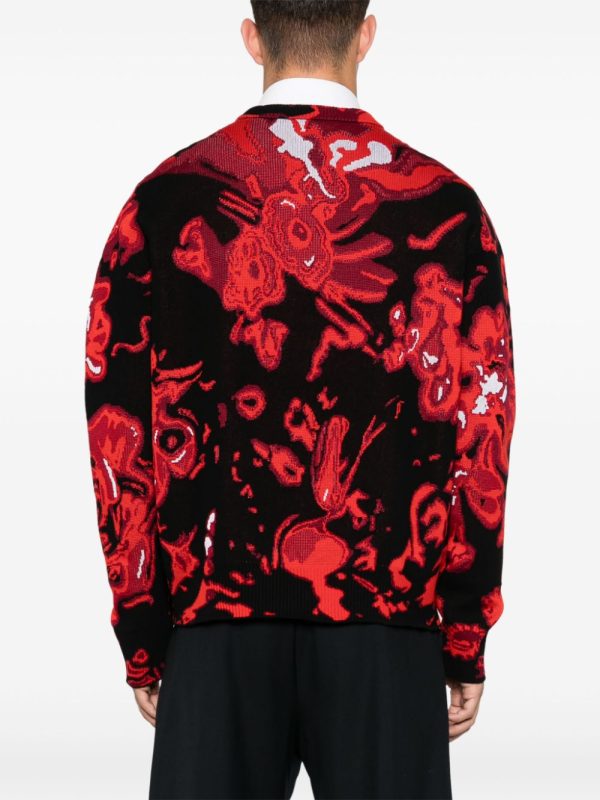 Wax Flower Skull Sweater on Sale