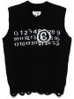 Numbers-Intarsia Vest Fashion