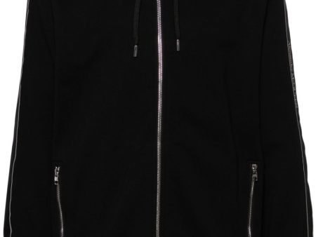 Logo-Trimmed Cotton Hoodie Online now